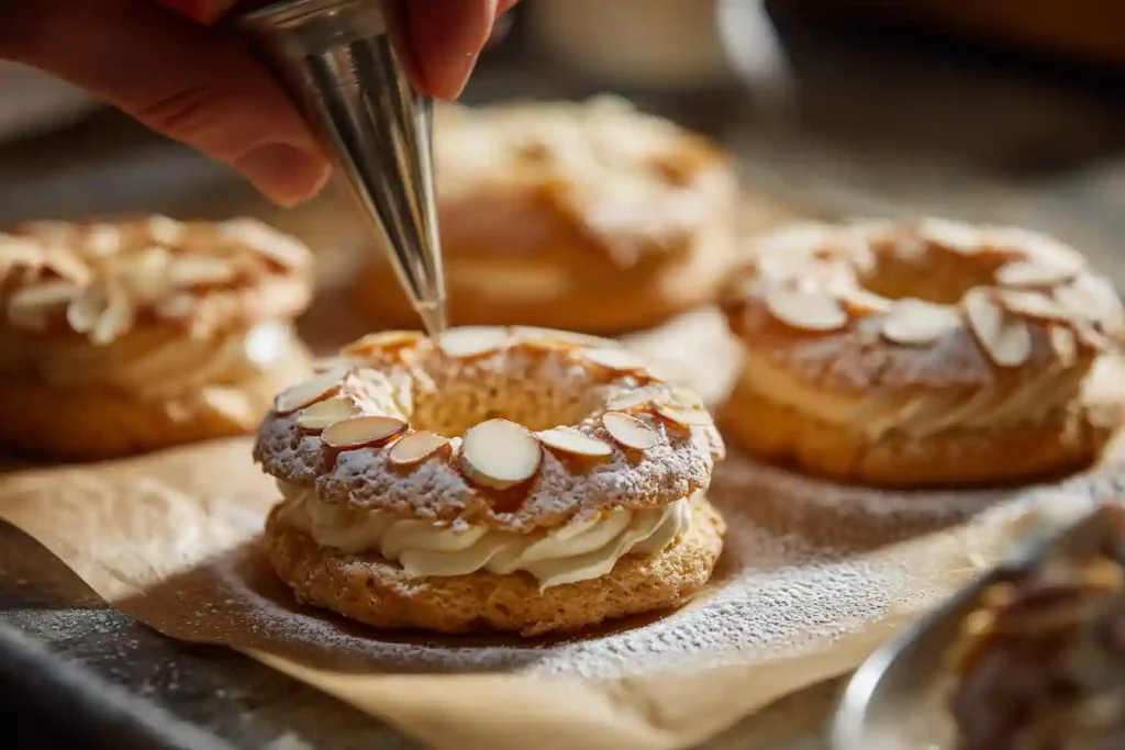 Préparation de la pâte à choux pour Paris-Brest