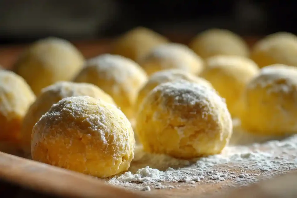 Boules de pâte à biscuits Florentins