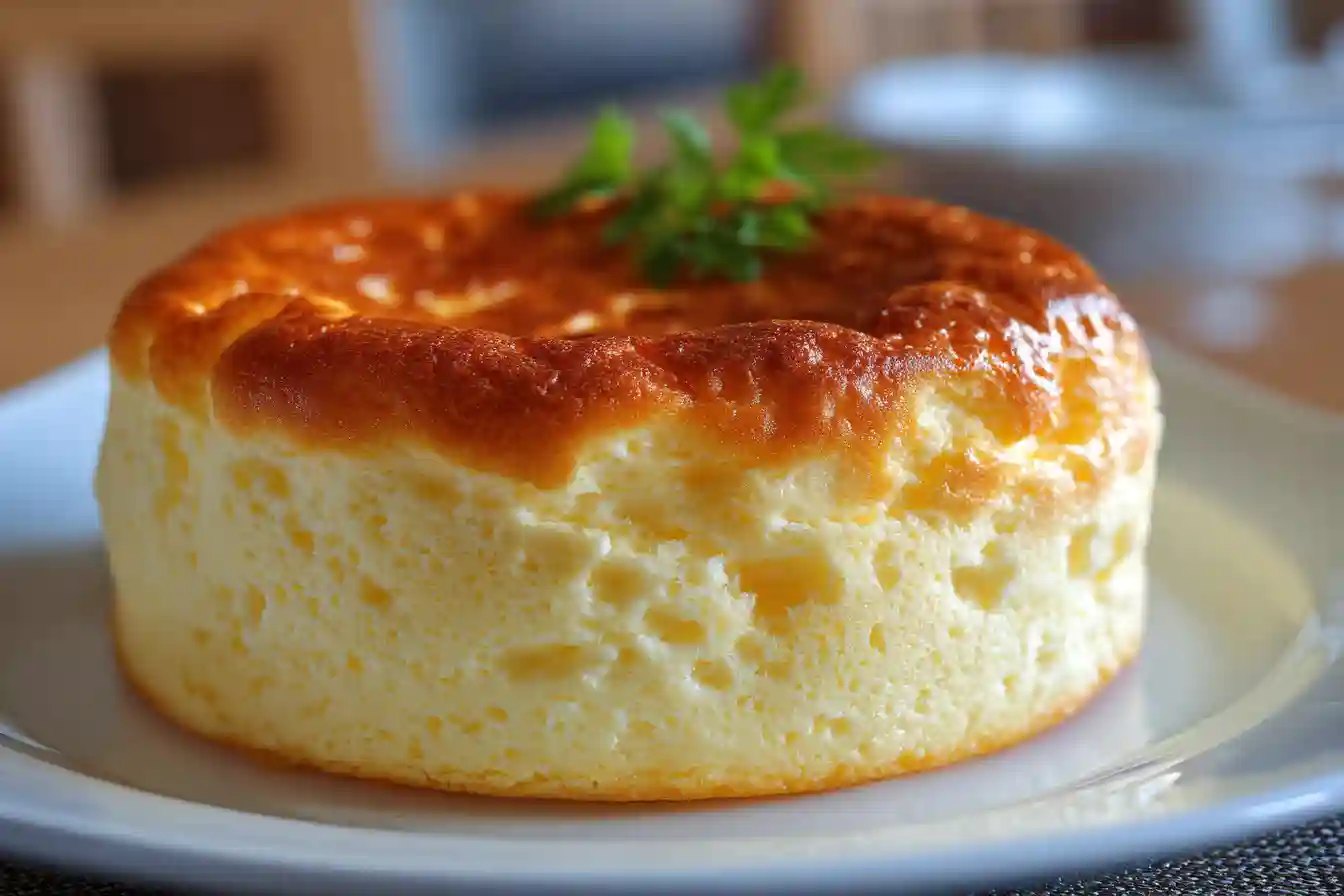 Cheesecake japonais léger et aérien
