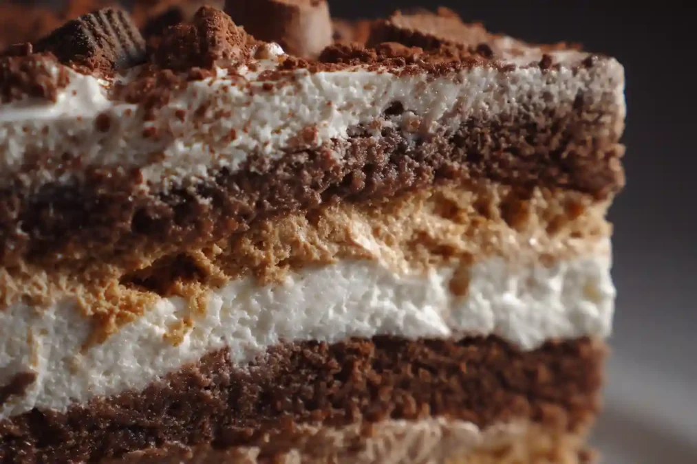 Coupe du layer cake Kinder