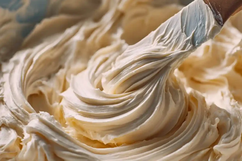 Texture finale de la crème