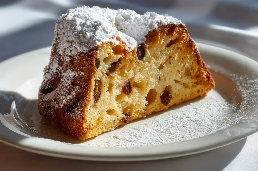 Tranche de kouglof moelleux