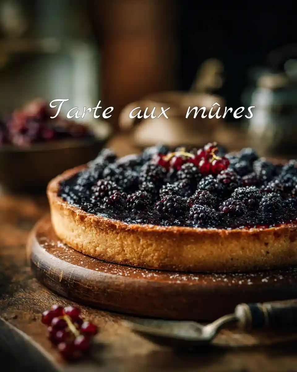 Tarte aux mûres maison simple et parfaite