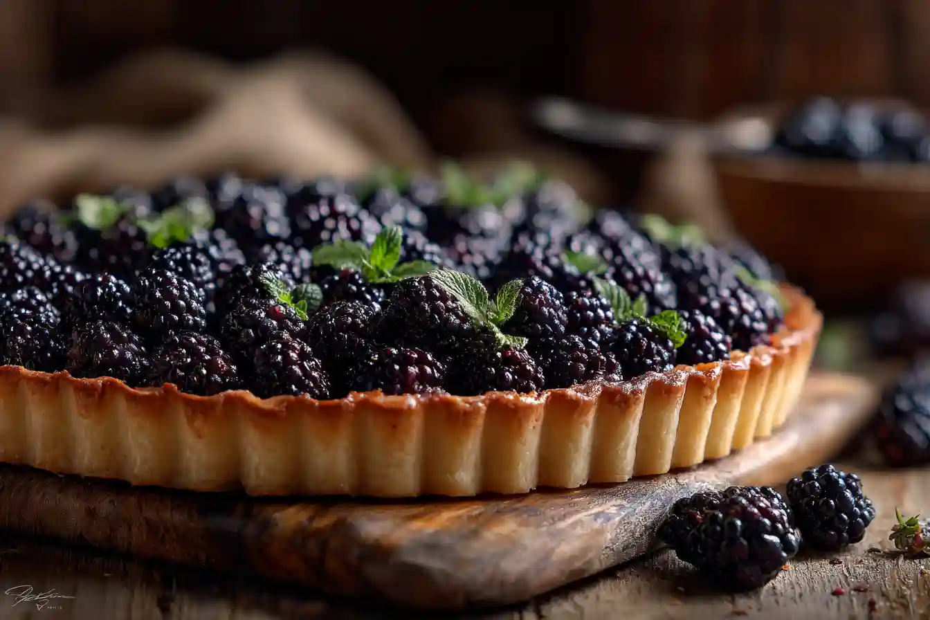 Tarte aux mûres maison simple et parfaite