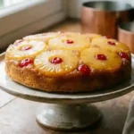 Gâteau ananas renversé moelleux au caramel